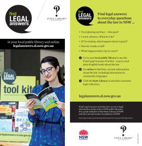 Front and back design of Find Legal Answers DL card